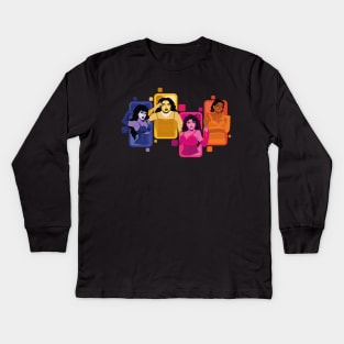 Top 4 queens from Drag Race Season 13 Kids Long Sleeve T-Shirt